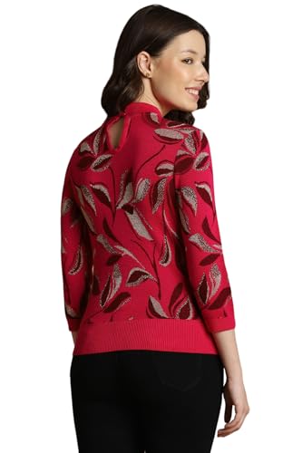 Allen Solly Women's Regular Fit Blouse (Red)