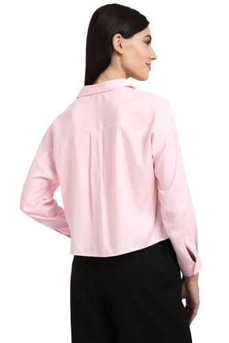 Allen Solly Women's Regular Fit Blouse (Pink)