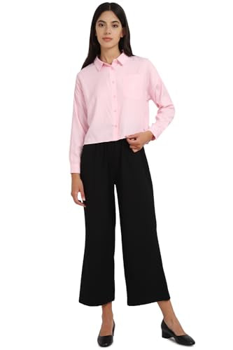 Allen Solly Women's Regular Fit Blouse (Pink)