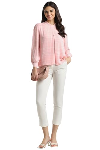 Allen Solly Women's Regular Fit Shirt (Pink)