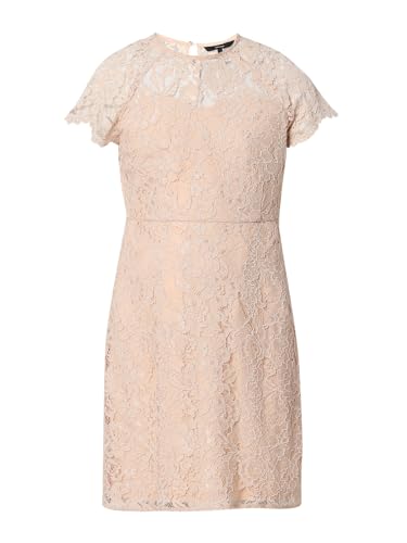 VERO MODA Women's Polyester Shift Above The Knee Dress (Misty Rose)