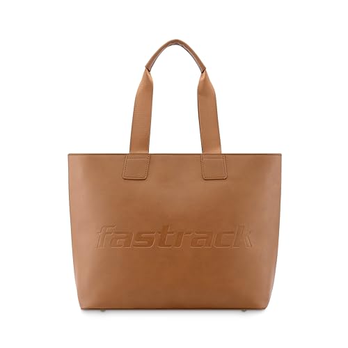 Fastrack Tan College Tote Bag For Women