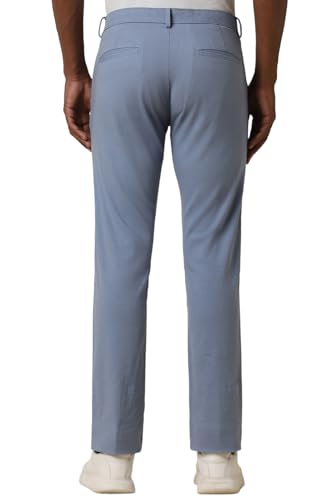 Allen Solly Men's Slim Casual Pants (ASTFQSRFY45735_Blue