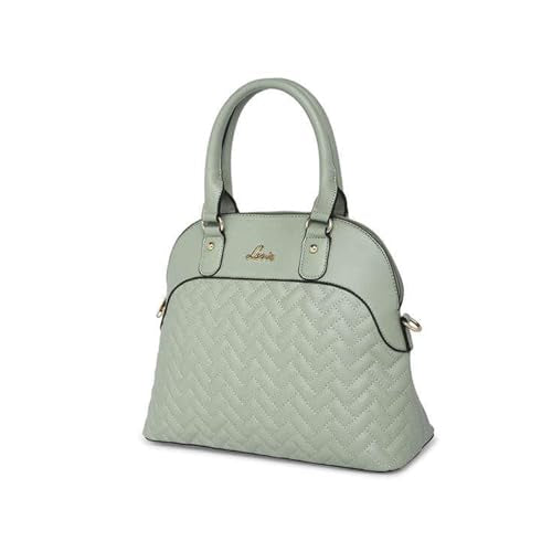 Lavie Criss Marjorie Synthetic leather Zipper Closure Women's Satchel Handbag (MINT, MEDIUM)