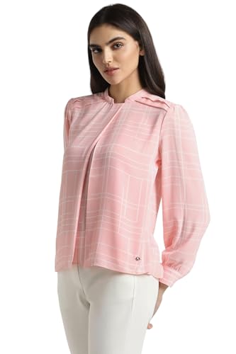 Allen Solly Women's Regular Fit Shirt (Pink)