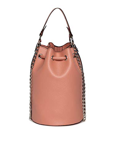 KLEIO Small Bucket Sling Bucket Hand Bag for Women Girls(HO8022KL-PE_Peach)