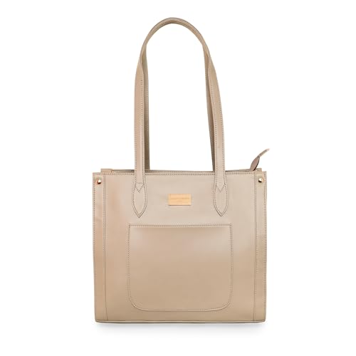 Pierre Cardin Women Tote Handbag | PU Leather Spacious Multipurpose Bag For Ladies & Girls | Casual Handheld Bag, Camel