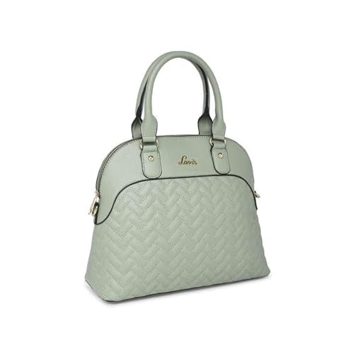 Lavie Criss Marjorie Synthetic leather Zipper Closure Women's Satchel Handbag (MINT, MEDIUM)