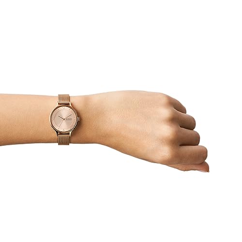 Skagen Anita Lille Analog Rose Gold Dial Women's Watch