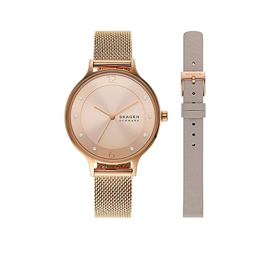 Skagen Anita Lille Analog Rose Gold Dial Women's Watch