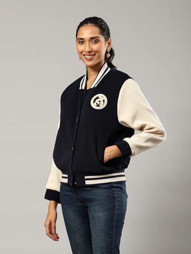 Label RITU KUMAR Navy Logo Jacket