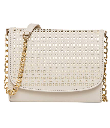 ADISA Women & Girl's Sling Bag (Off White)