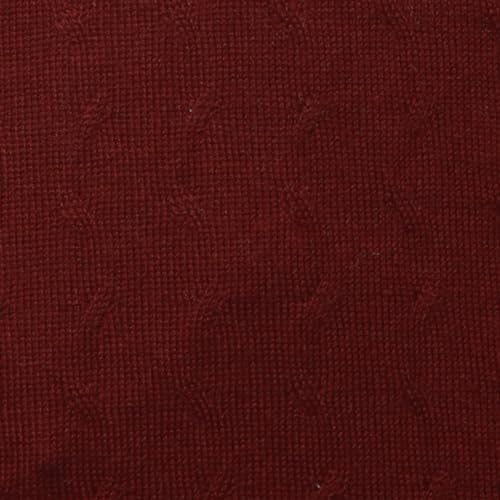 Park Avenue Men's Regular Fit Acrylic Wool Blended Solid Pattern V Neck Sleeveless Casual Sweater (Size: 85)-PCWB00271-R8 Dark Red