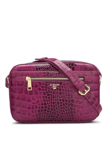 Da Milano Genuine Leather Purple Womens Sling Bag