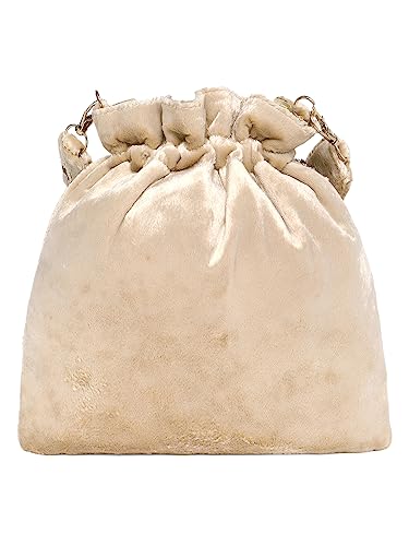 Peora Cream Potli Purses for Women Handmade Evening Handbag Stylish Bridal Fashion Wristlet Bag for Girls