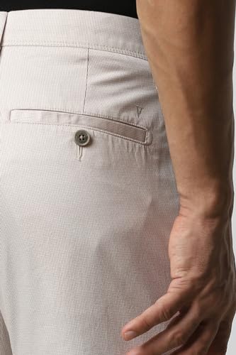 Van Heusen Men's Slim Casual Pants (Cream)