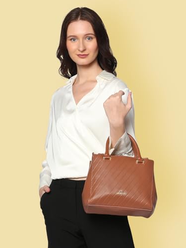 Lavie Women's Embomnia Satchel Bag (Tan)