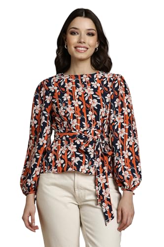 Allen Solly Women's Regular Fit Blouse (Multi)