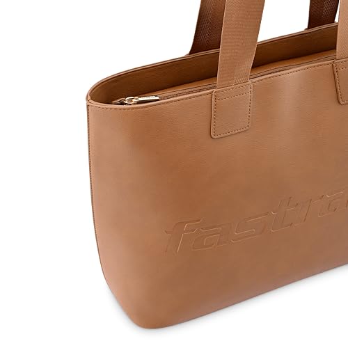 Fastrack Tan College Tote Bag For Women