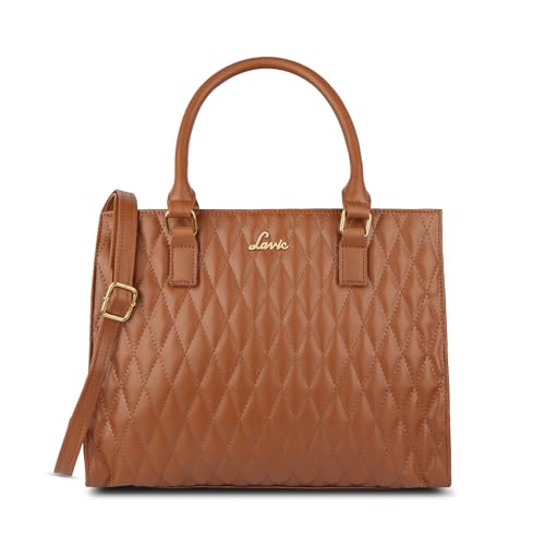 Lavie Women's Stitch Shelly Satchel Bag (Tan)