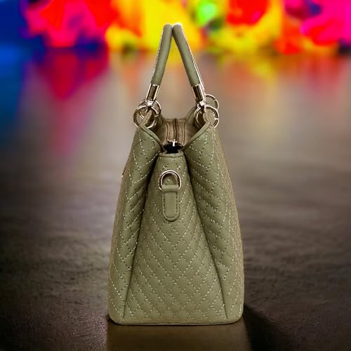 EXOTIC Women's stiched Hand/Sling bag (Olive)