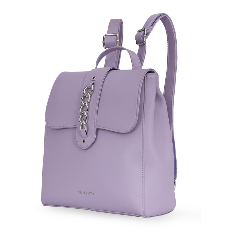 UNITED COLORS OF BENETTON Astrid Women Backpack Handbag - Lavender