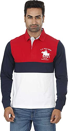 US Polo Association Men's Regular T-Shirt (Sports-Long Sleeve-Formula )