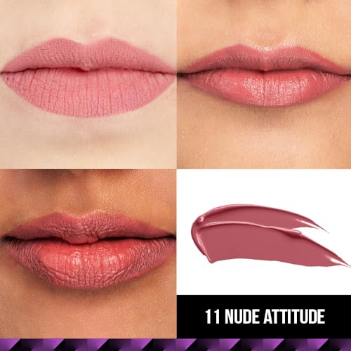 Staze 9to9 Lips Don't Lie Matte + Transferproof Liquid Lipstick |Intense Color Payoff | Lightweight & Comfortable | 12 Hour Long Stay| 11 Nude Attitude | 4 ml