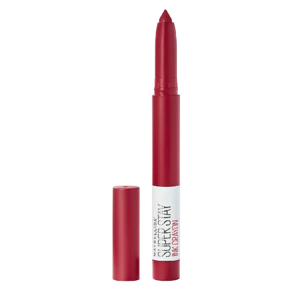 Maybelline New York Super Stay Crayon Lipstick, 25 Stay Exceptional, 1.2g & Maybelline New York Super Stay Crayon Lipstick, 50 Own your Empire, 1.2g