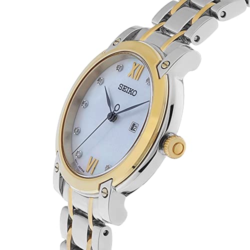 Seiko Analog Mother of Pearl Dial Women's Watch , Mother of Pearl dial Watches, Free Size