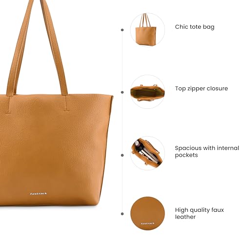 Fastrack Tan Tote Bag For Women