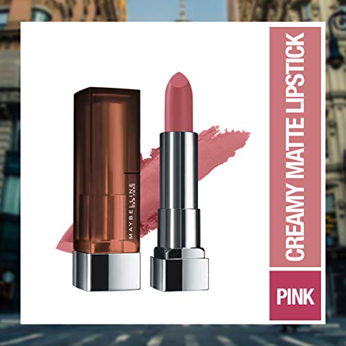 Maybelline New York Color Sensational Creamy Matte, 695 Divine Wine, 3.9g with FREE Color Sensational Creamy Matte 507 Almond Pink