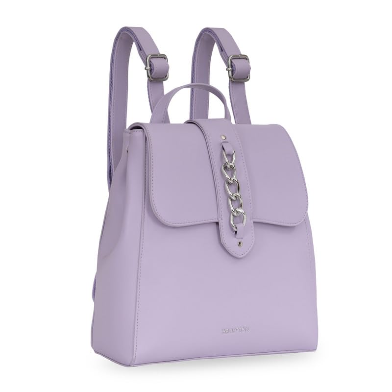 UNITED COLORS OF BENETTON Astrid Women Backpack Handbag - Lavender