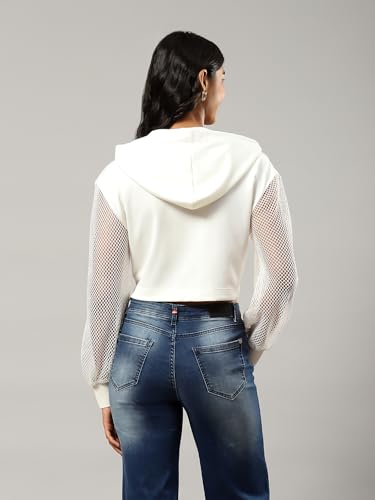 Label RITU KUMAR White Solid Sweatshirt