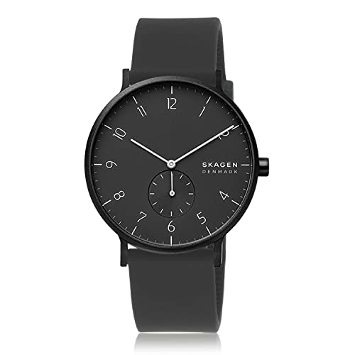 Skagen Aaren Kulor Analog Men's Watch (Black Dial Black Colored Strap)