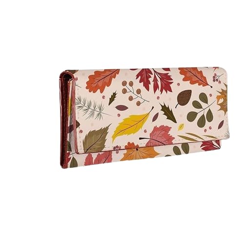 ShopMantra Wallet for Women's | Women's Wallet | Clutch | Vegan Leather | Holds Upto 6 Cards | 2 Notes and 1 Coin Compartment | Magnetic Closure | Multicolor