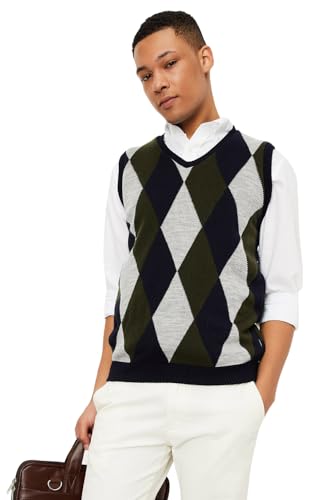 Max Men Grey Sweaters,Green,S