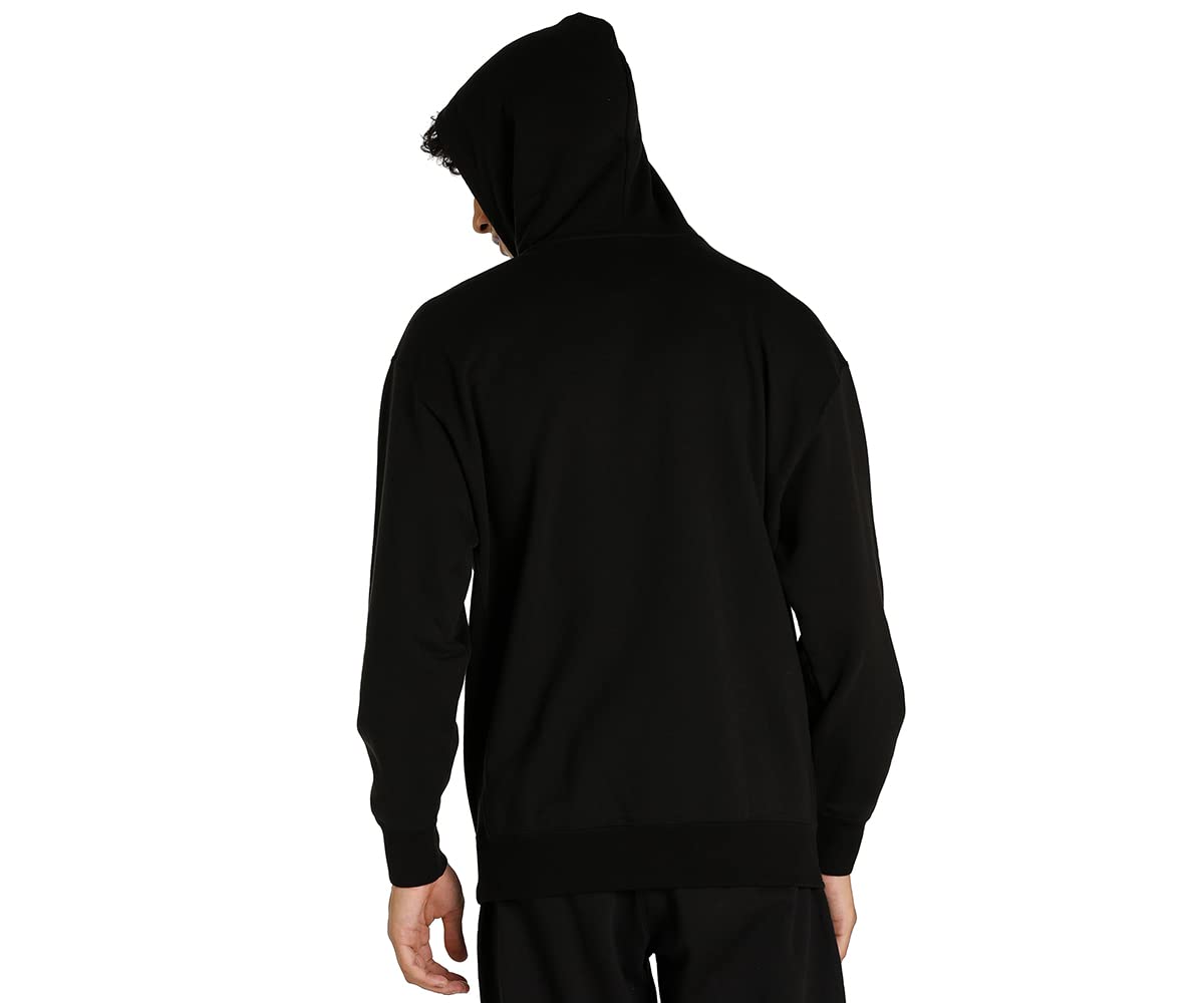 Puma Men's Cotton Hooded Neck Sweatshirt (Black)