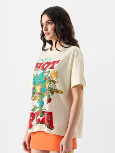 The Souled Store TMNT: Extra Hot Women Oversized T-Shirts