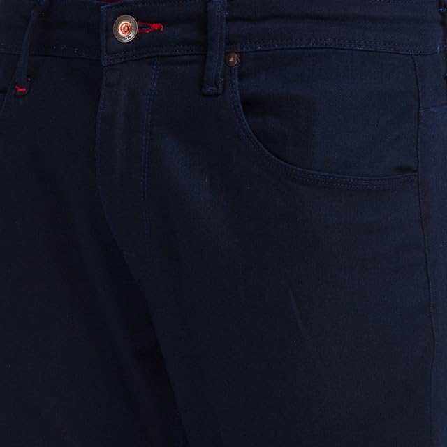 Raymond Men's Slim Jeans (RCYL00485-B8_Dark Blue