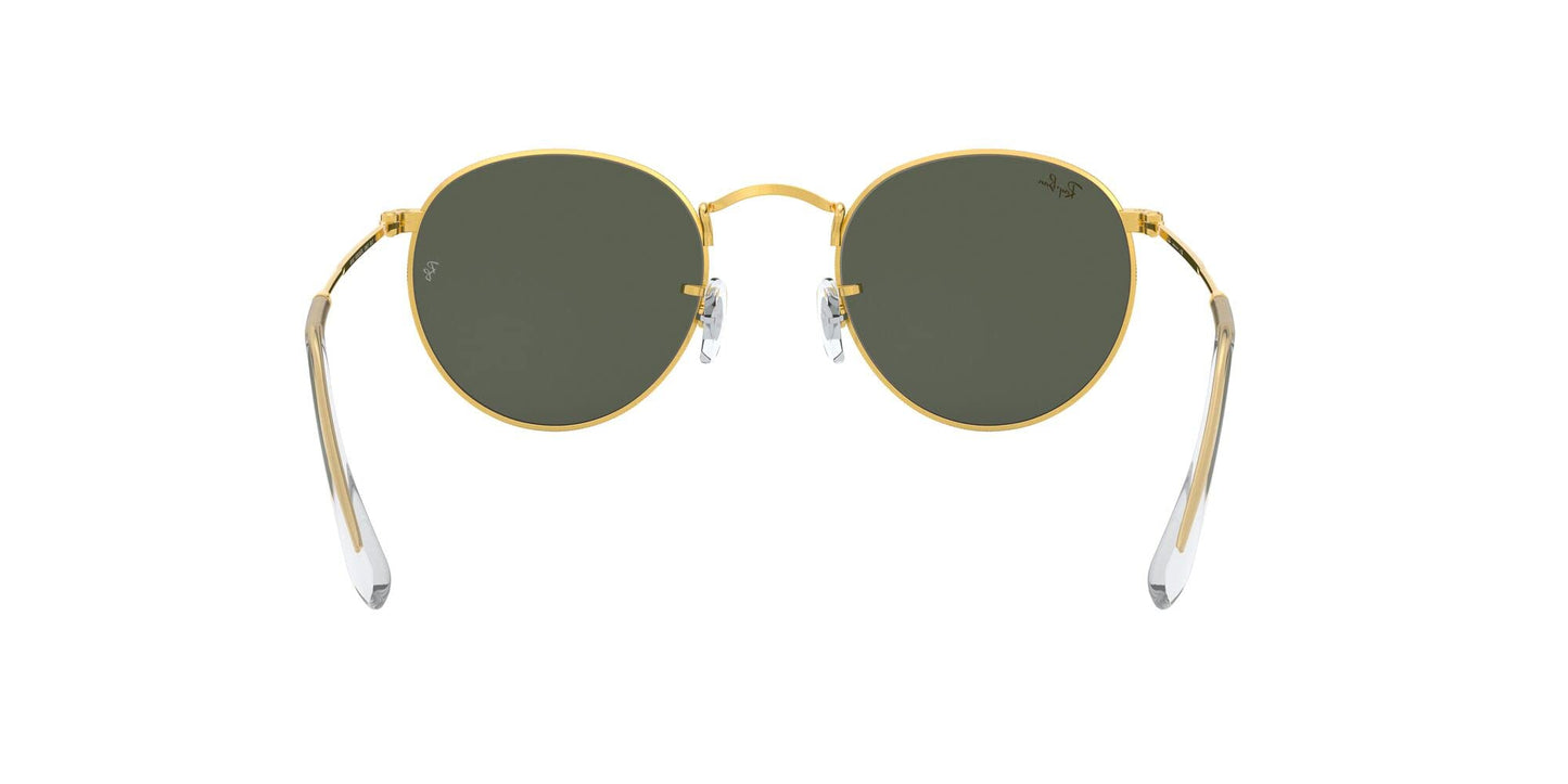 Ray-Ban Men UV Protected Green Lens Round Sunglasses - 0RB3447