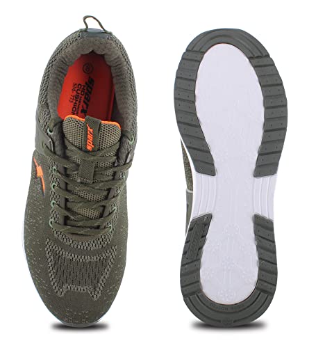 Sparx Mens  Olivegreennavyorg Running Shoe
