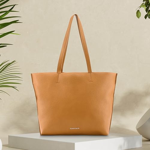 Fastrack Tan Tote Bag For Women