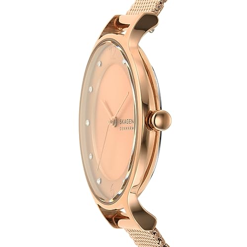 Skagen Anita Lille Analog Rose Gold Dial Women's Watch