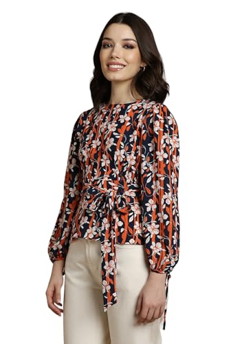 Allen Solly Women's Regular Fit Blouse (Multi)