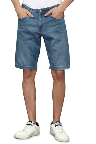 Allen Solly Men's Bermuda Shorts (Blue)