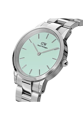 Daniel Wellington Iconic Link Mint 36mm Green Dial Silver Unisex Watch