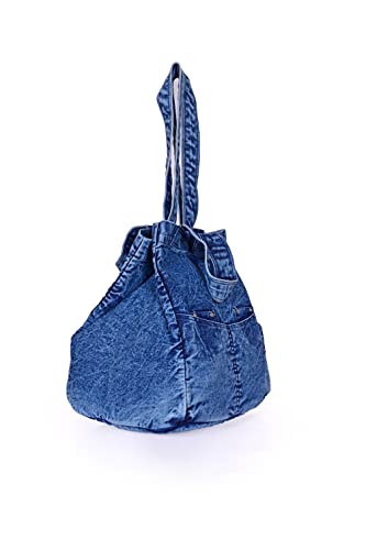 Boho Girl Blues Denim Multi-Purpose Tote bag for women