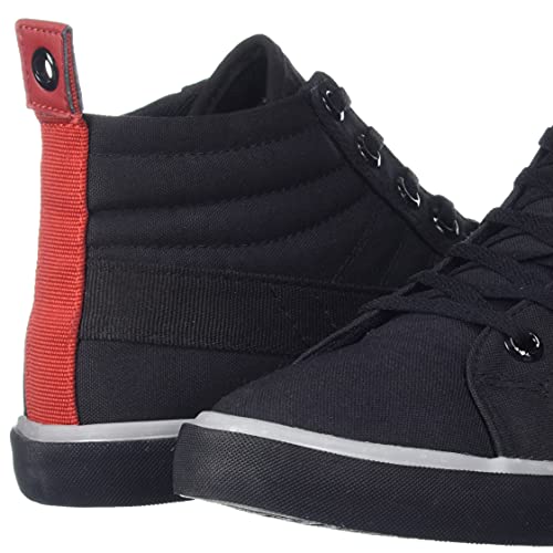 Sparx Men's Black Red Sneaker