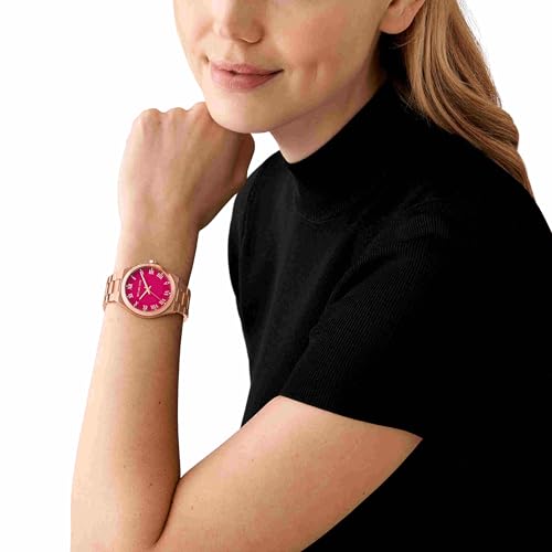 Michael Kors Analog Pink Dial Women's Watch